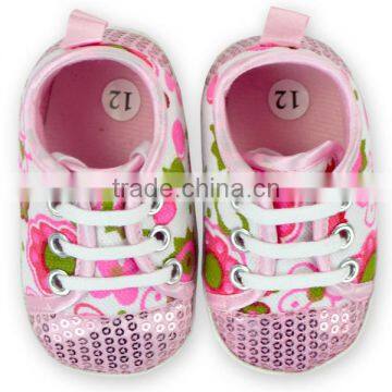 Soft Bottom Bling Sneakers Baby Soft Sole Shoes Sequin M5111311 photo-3