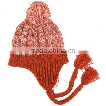 Custom Pom Earflap Beanie Hats Wholesale