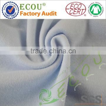 Custom solid cotton knit fabric