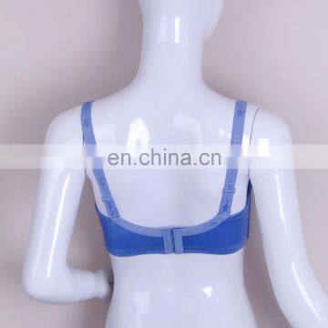 High Quality Fashion Fat Women Blue Brassiere photo-3
