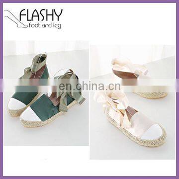 Wholesale campagus women flat espadrilles woven shoes 2016