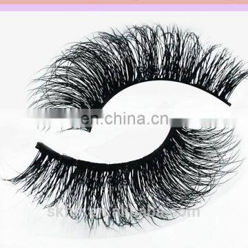 Factory Wholesale Private Label Invisible Band Individual 3d Real Mink Strip Eyelashes photo-4