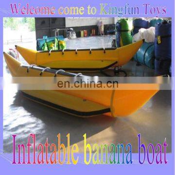 5 persons 0.9mm PVC material inflatable banana boat