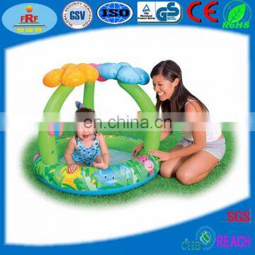 Inflatable Pool with Tent for Kids