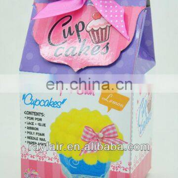 DIY Cup Cake Sewing Kit for kids