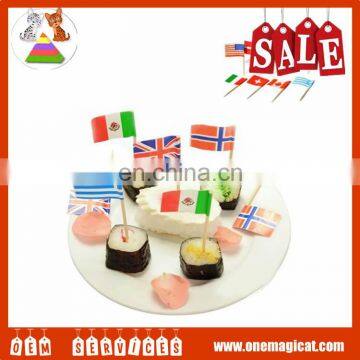 High Quality Paper Fruits Toothpick Flag photo-4