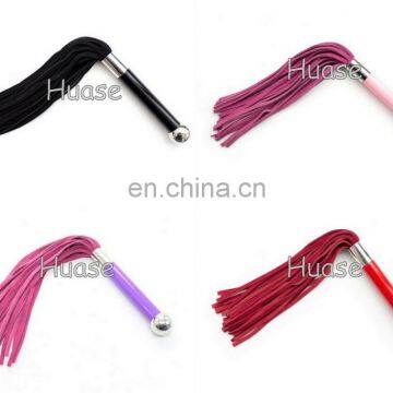 Sexy Leather Flogger Leather Whip Adult Novelty Product Sex Toy
