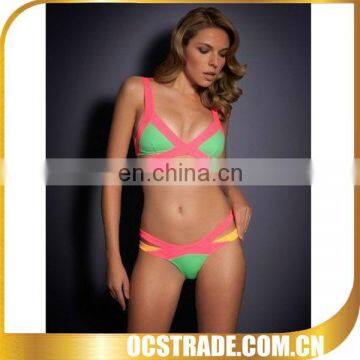 green wholesale fashion bikini swimwear