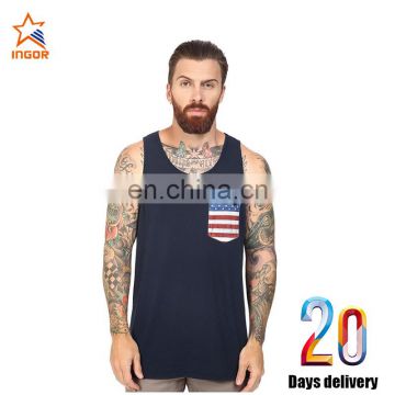 silk screen printing activewear beach mesh tank top men