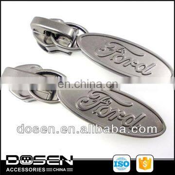 latest metal zipper pull for clothing