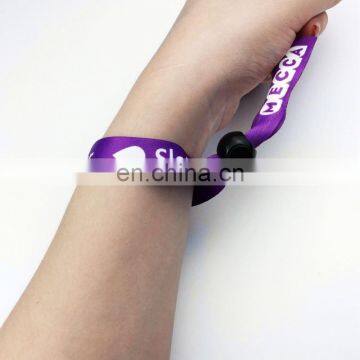 High Quality Customized Cheap Fabric Wristbands With Personal Logo For Events YF011 photo-3
