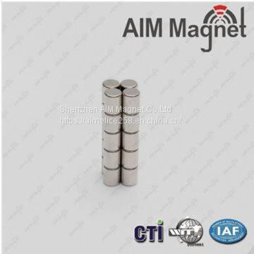 AIM Circular Shape Magnet Neodymium Magnet N52 Grade D4*5mm photo-2