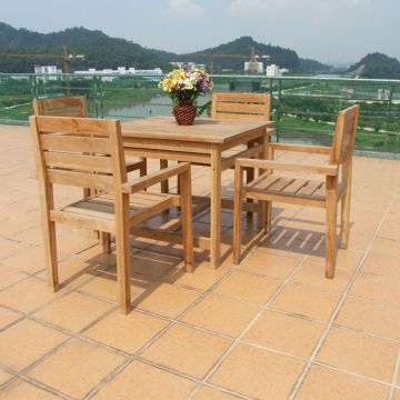 Plastic Teak Outdoor Table Teak Outdoor Furniture Durable