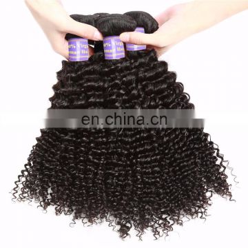 qingdao hair factory grade 8A afro curly indian virgin hair bundle