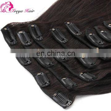 High Quality Factory Price Virgin Brazilian Remy Hair Clip In Hair Extension photo-4