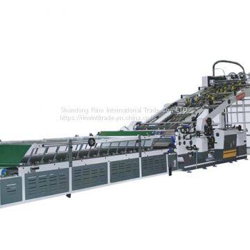 Automatic Back gauge positioning flute laminating machine