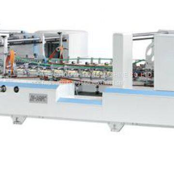 All-in-one Muti-functional new product Crash Lock Bottom Straight line Corrugated Beverage containers Folder Gluer Machinery