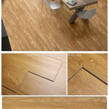 PVC flooring sheet tiles slotted click lock 4.0mm thickness 0.1mm wear layer