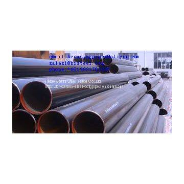 3pe Coated Steel Pipe Tube Erw Welded Black Carbon Steel Pipe Price per Ton,erw Technique Powder Painting Surface Treatment Fire Fighting System Sprinkler Steel Pipe photo-5