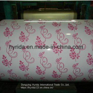Flower Design PPAL Aluminium Coil For Buildimg