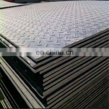 Hot Rolled plastic checker plate with garde Q235B for construction material from tangshan supplier of china