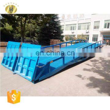 7LYQ Shandong SevenLift container loading and unloading dock leveler dork metal ramp for forklift