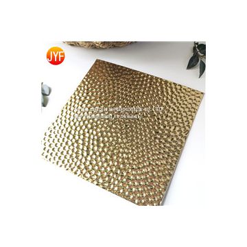 JYFM004 High Quality Color Embossing stainless steel sheet