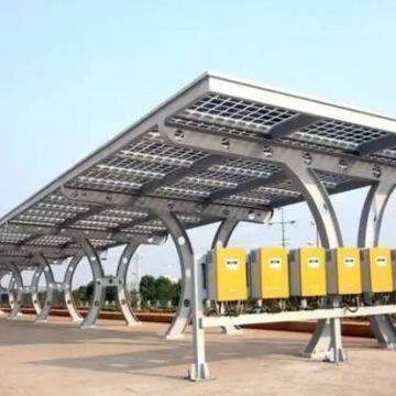 Suitable For Hospital Cantilever Solar Carport Solar Roof Carport