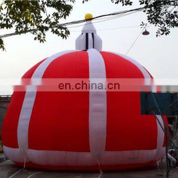 Light Red Fabric Building Structure Tent Inflatable For Attractions