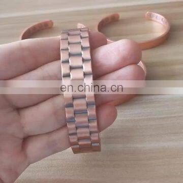 High Powered Magnets Arthritis Pain Relief Mens Pure Copper Magnetic Bracelet