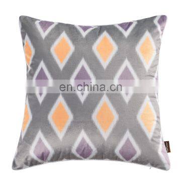 Grid Gray Color Square Cushion for Bedroom Sofa Car photo-3