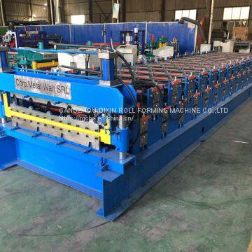 Tr4 Tr5 Tr6 Galvanized Sheet Metal Roof Roll Forming Machine photo-5
