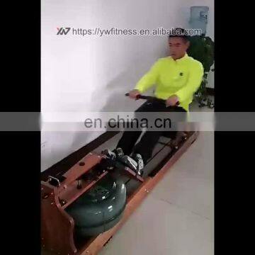 Yongwang high quality gym fitness water rowing machine/water rower for sale