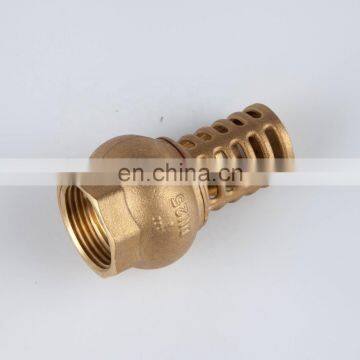 Yuhuan Casting Female Threaded 1 to 3inch With Brass Strainer Brake Pedal Foot Valve for Water photo-4