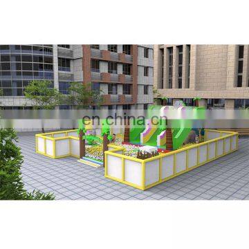 Soft Inflatable Slide Saturn Seesaw Inflatable Ocean Ball Pool Kids Mall Playground Amusement Park Equipment photo-6