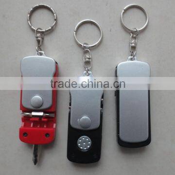 Wholesale Mini Night Used Led Screwdriver With Bits Keychains photo-2