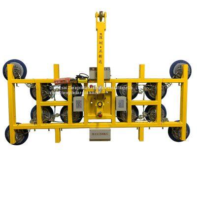 Zhengxinda 1200kg Electric Suction Cup Pneumatic Turnover Crane Vacuum Spreader Large Glass Suction Crane