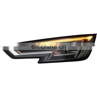 high quality car accessries LED headlamp headlight plug and play for audi A4 B9 head lamp head light 2016-2019