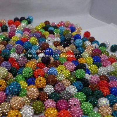 china natural stone crystal ab round shape beads, white crystal AB  for jewelry