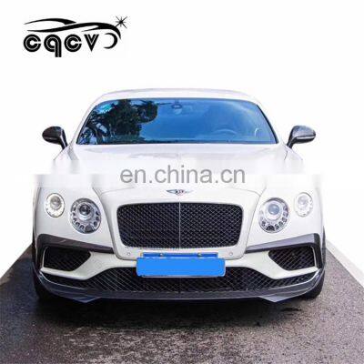 Beautiful Carbon Fiber Material Body Kit Suitable for Bentley Continental GT in st Style Front Lip Rear Lip Side Skirts Canard photo-2