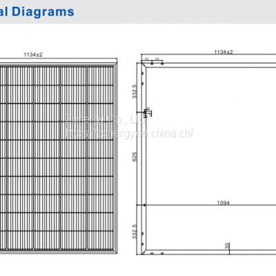 Zonergy 300w Solar Cells Panel Monocrystalline Mono Power Oem Price