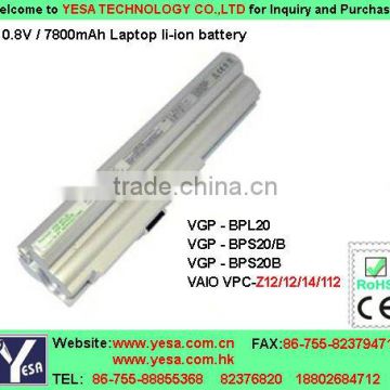 battery Laptop for SONY VGP BP200