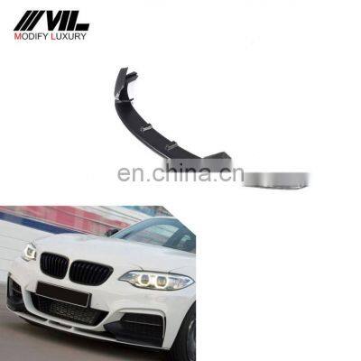 P Style F22 M235I Half Carbon Fiber Front Diffuser Lip for BMW M TECH 2014UP