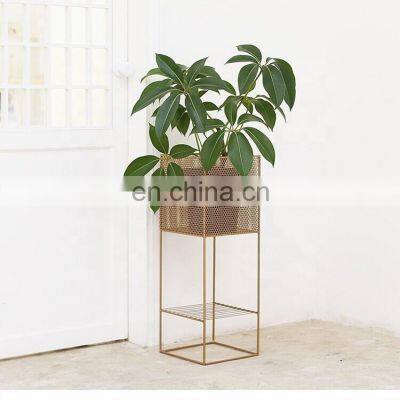 Decorative Table Top Indoor Planter Metal Flower Stand For Home Flower Display Stand