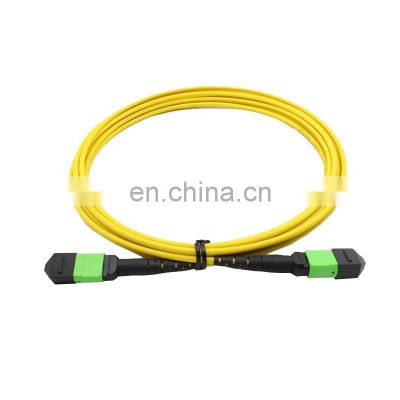 SM MPO/MTP Single mode 8/12/24 Cores Fiber Optic Patch cord cordon de raccordement en fibre Fiber Jumper mpo mpo patch cord