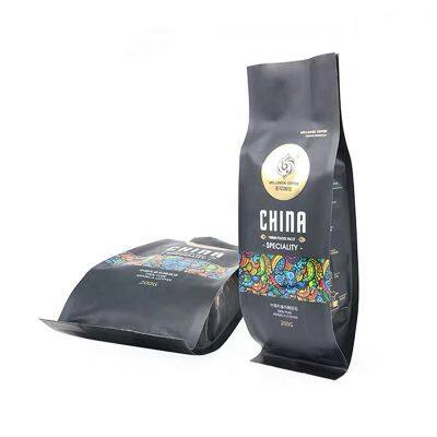 Wholesale Moisture Proof Flat Bottom Coffee Packaging Bag Custom Barrier Printed Coffee Bean Bag photo-5