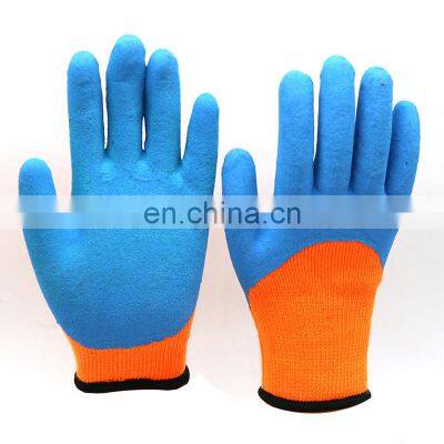 HY Hot Sell Industrial Winter Gloves For Men With Coarse Surface Rock-Solid Grip Warm Liner Fishing In Winter Customize