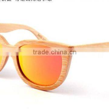 New Model Top Quality Men Women Natural Wood Temple Wood Full Frame REVO Silver TAC Polarized Lens Sunglasses photo-3