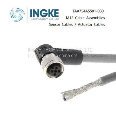 INGKE,TAA754A5501-080,M12 Cable Assemblies,Sensor Cables / Actuator Cables