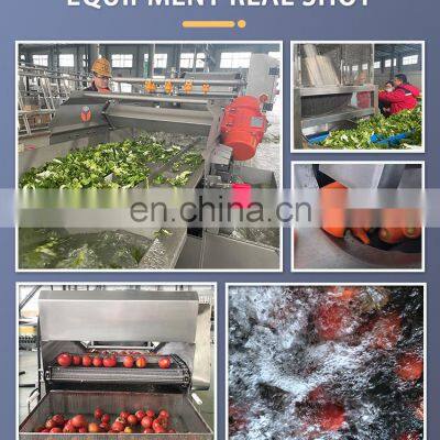 Fully Automatic Vegetable Salad Machine Vegetable Washing Machine With Ozone